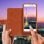 Avizar Capa Carteira Castanha para Smartphones de 5" a 5.3"