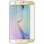 Avizar Protector Cristal Templado Curvo Borde Dorado para Samsung Galaxy S6 Edge