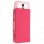 Avizar Funda Libro Fucsia/Rosa para Smartphone Max. 152x145x76mm