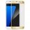 Avizar Protector Cristal Templado Curvo Borde Dorado para Samsung Galaxy S7