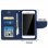 Avizar Funda Libro Azul para Smartphone Max. 152x145x76mm