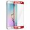 Avizar Protector Cristal Templado Curvo Borde Rojo para Samsung Galaxy S6 Edge