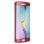 Avizar Protector Cristal Templado Curvo Borde Rojo para Samsung Galaxy S6 Edge