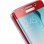Avizar Protector Cristal Templado Curvo Borde Rojo para Samsung Galaxy S6 Edge