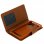 Avizar Funda Libro Negra/Marrón para Smartphone Max. 139x133x71mm