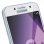 Avizar Protector Cristal Templado Curvo Borde Blanco para Samsung Galaxy A3 2017