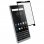 Avizar Protector Cristal Templado Antigrietas Borde Negro para BlackBerry Key 2