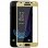 Avizar Protector Cristal Templado Borde Dorado para Samsung Galaxy J5 2017