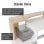Homcom Mesa Oficina 140x55x92cm Blanco/Roble