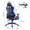 HomCom Silla Gaming Azul