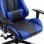 HomCom Silla Gaming Azul