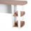 Homcom Mesa Esquinera Oficina 136x130x72cm Blanca/Madera