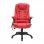 HomCom Silla Ejecutiva con Función Masaje Roja