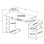 Homcom Mesa Oficina 152x60x88cm Negra