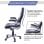 HomCom Silla Racing Negra/Gris/Blanca