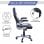 HomCom Silla Racing Negra/Gris/Blanca