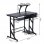 Homcom Mesa Oficina 90x50x95cm Negra