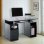 Homcom Mesa de Escritório 120x55x85cm Preta