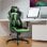 HomCom Cadeira Racing Gaming Desportiva Verde/Preta