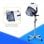 Homcom Casco Secador de Pelo para Peluquería con Soporte y Campana 1100W