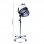 Homcom Casco Secador de Pelo para Peluquería con Soporte y Campana 1100W