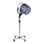 Secador de Cabelo Profissional Homcom Casco com Suporte 1100W Temperatura Ajustável Branco