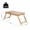 Homcom Mesa Dobrável de Bambu para Portátil 55x35x22cm Madeira