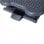 Homcom Reposapiés Ergonómico 46x35cm Negro
