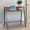 Homcom Mesa Oficina Estilo Industrial 84x45x85cm Nogal/Metal