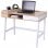 Homcom Mesa Oficina 100x55x81cm Blanco/Roble