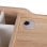 Homcom Mesa Oficina 100x55x81cm Blanco/Roble