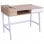 Homcom Mesa Oficina 100x55x81cm Blanco/Roble