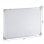 Homcom Pizarra Magnética con 10 Imanes/1 Borrador/4 Rotuladores 60x45cm Blanca