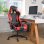 Vinsetto Silla Gaming Ergonómica Respaldo Alto Rojo/Negro