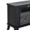 HomCom Chimenea Eléctrica Móvil con Llama LED 1200W