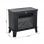 HomCom Chimenea Eléctrica Móvil con Llama LED 1200W
