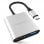 HyperDrive HD259A Silver Hub USB-C a USB 3.0/HDMI 4K