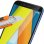 Avizar Anti-Riss-Schutzfolie aus gehärtetem Glas mit schwarzem Rand für Honor 7A/Huawei Y6 2018