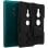 Avizar Funda Antigolpes con Soporte Negra para Sony Xperia XZ3