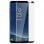 Pellicola protettiva in vetro temperato Avizar con bordi curvi neri per Samsung Galaxy S8