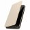 Avizar Funda Libro con Slide Dorada para Smartphones de 5.4" a 6"
