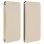 Avizar Funda Libro con Slide Dorada para Smartphones de 5.4" a 6"
