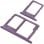 Vassoi sostitutivi per schede Nano SIM viola Avizar per Samsung Galaxy J6