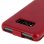Avizar Funda Cierre Vertical de Piel Auténtica Roja para Samsung Galaxy S8