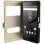 Avizar Funda Libro con Doble Ventana Dorada para Sony Xperia Z5