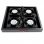 Powergreen Bandeja de Ventilación para Armario Rack con 4 Ventiladores de 120mm