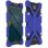 Custodia Avizar Antiurto con Supporto Blu per Smartphone da 3,8" a 4,7"