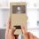Avizar Funda Tipo Folio con Doble Ventana Dorada para Huawei P Smart
