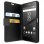 Avizar Funda Tipo Libro Cartera Negra para Sony Xperia Z5 Premium