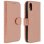 Étui portefeuille Avizar en or rose pour Apple iPhone XR
